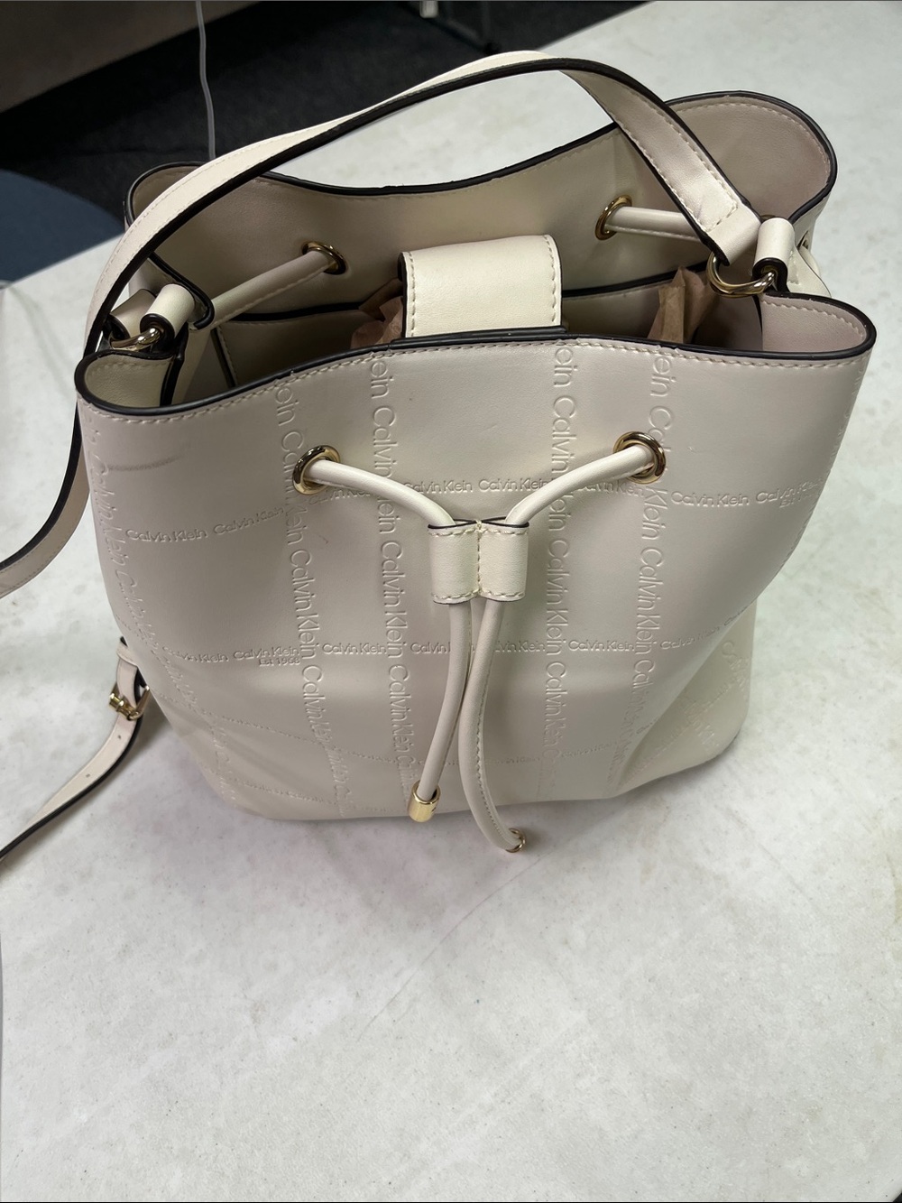 Calvin Klein Grabianna Bucket Shoulder Bag